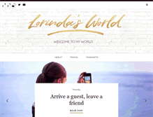 Tablet Screenshot of lorindasworld.com